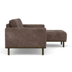 Aulla Cacao Textured Weave / Dark Walnut