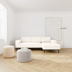 Maya Cream Boucle / Dark Walnut