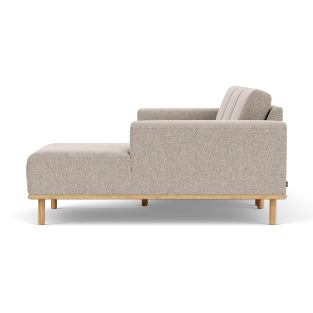 Agnes Brown Textured Weave / Oak