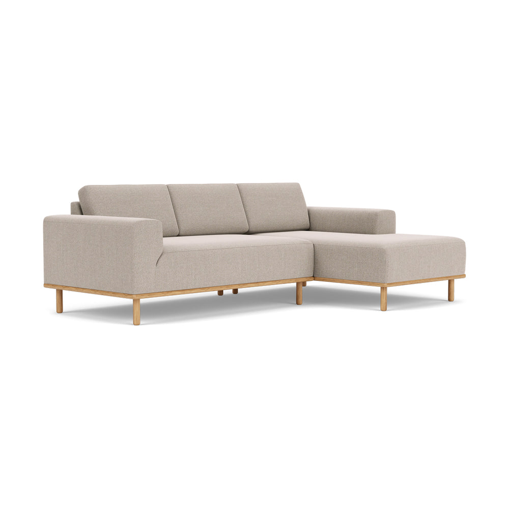 Agnes Brown Textured Weave / Oak
