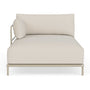 Vincent Outdoor Left Chaise Lounge Modular Sofa - Sandshell