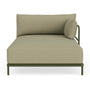 Vincent Outdoor Right Chaise Lounge Modular Sofa - Clary Sage Green