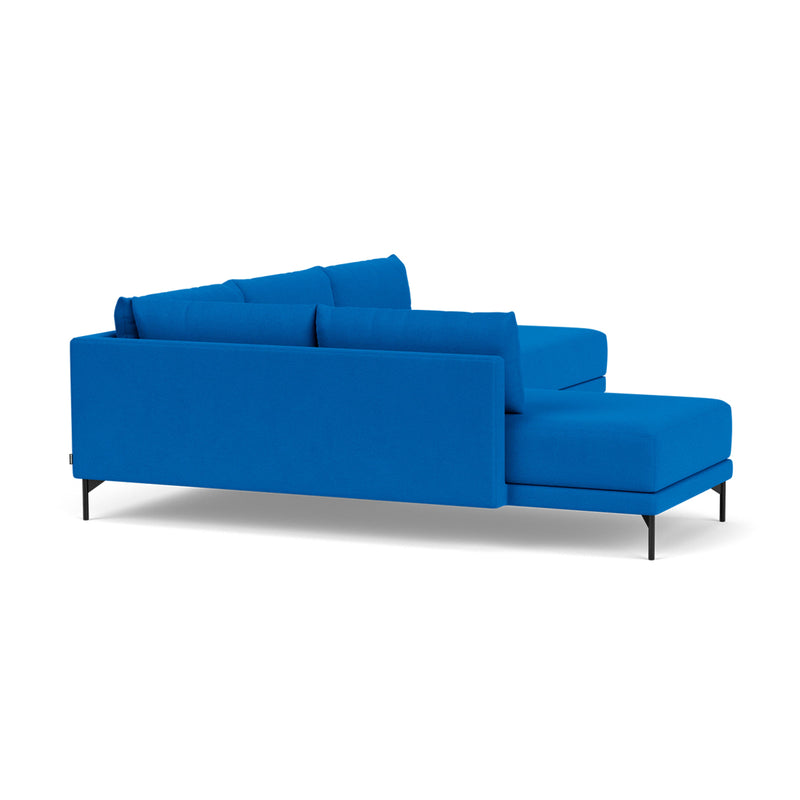 Vivica Fabric Left Sofa Bed (Cobalt Blue)