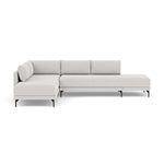 Vivica Fabric Left Sofa Bed (Cool Grey Weave)