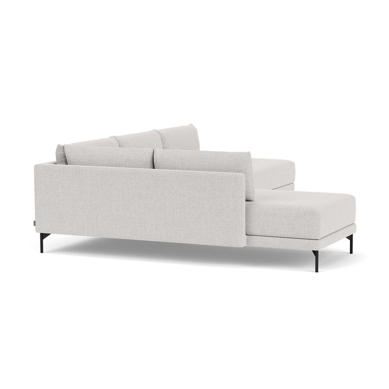 Vivica Fabric Left Sofa Bed (Cool Grey Weave)