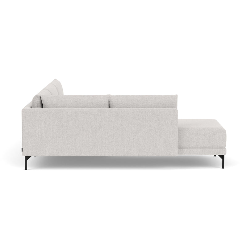 Vivica Fabric Left Sofa Bed (Cool Grey Weave)