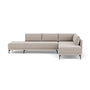 Vivica Right Sofa Bed - Agnes Brown Textured Weave
