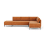 Vivica Right Sofa Bed - Danny Amber Textured Weave