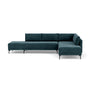 Vivica Right Sofa Bed - Danny Dust Blue Textured Weave