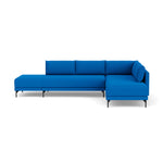 Vivica Fabric Right Sofa Bed (Cobalt Blue)