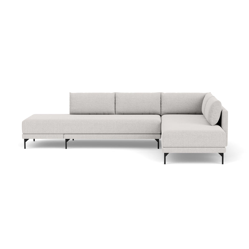 Vivica Fabric Right Sofa Bed (Cool Grey Weave)