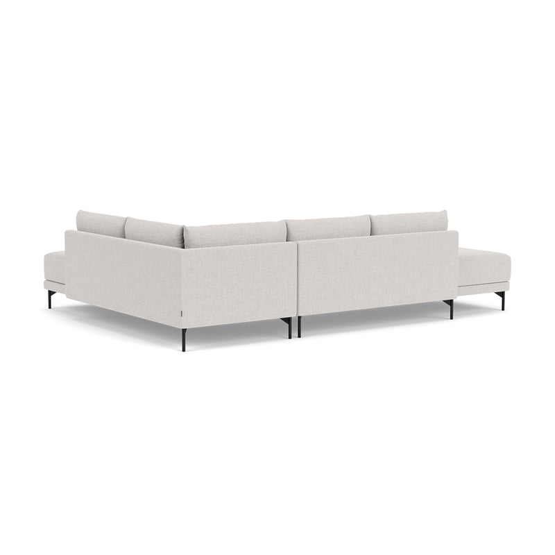 Vivica Fabric Right Sofa Bed (Cool Grey Weave)