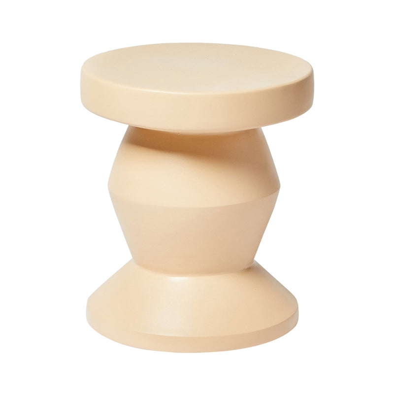 Pedestal Side Table (Almond)