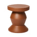 Pedestal Side Table (Chocolate)