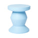 Pedestal Side Table (Soft Blue)
