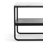 Maverick White Marble Side Table