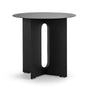 Sebastian Round Side Table - Matte Black