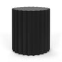 Tyla Round Side Table - Black