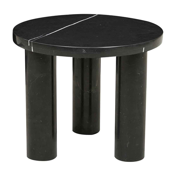 Amara Round Leg Marble Side Table – Life Interiors