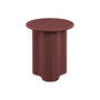 Artie Wave Side Table - Merlot