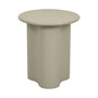 Artie Wave Side Table - Putty
