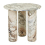Atlas Orbit Side Table - Ocean Marble
