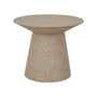 Livorno Round Side Table - Terracotta Speckle