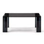Adularia Glass Square Coffee Table - Grey