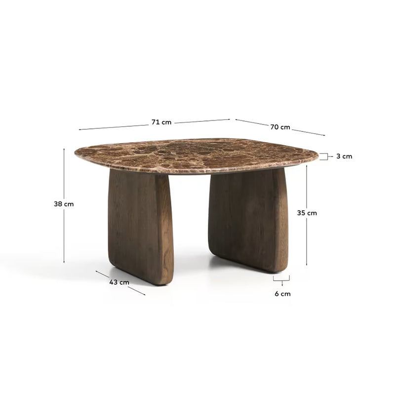 Dark Brown / Marble