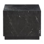 Sorein Marble Side Table - Black / 50cm