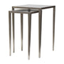 Wilbur Nesting Tables Set of 2 - Brushed / 55cm