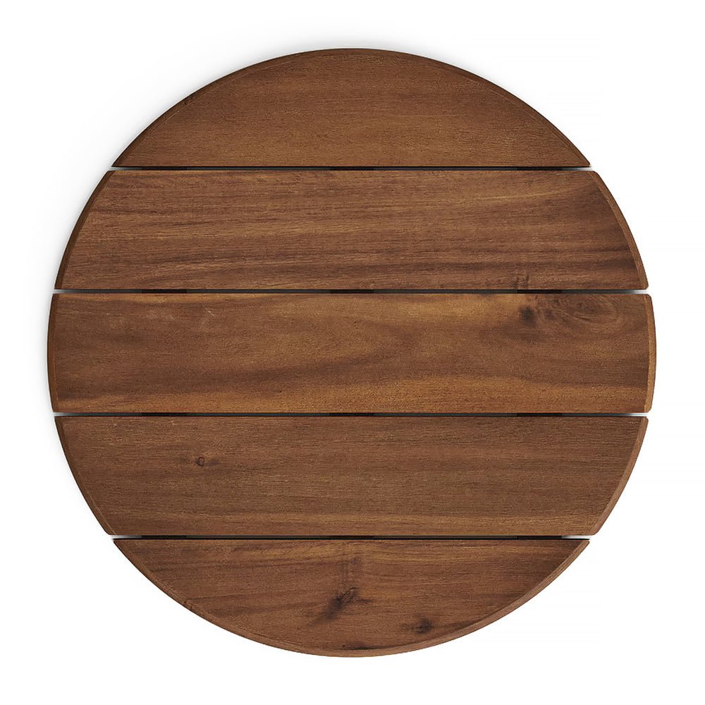 Saura Round Outdoor Dining Table (Black, 70cm)