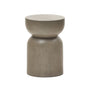 Garbet Outdoor Round Side Table - Grey / 32cm