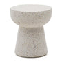 Pada White Terrazzo Side Table - White Terrazzo