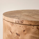 Vernier Round Burl Side Table (Right)