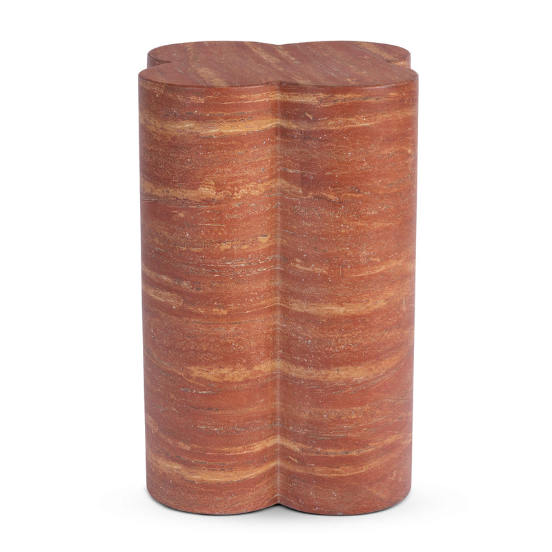 Red Travertine Finish