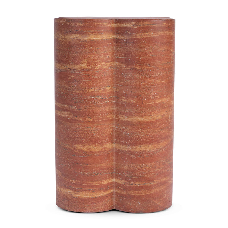 Red Travertine Finish