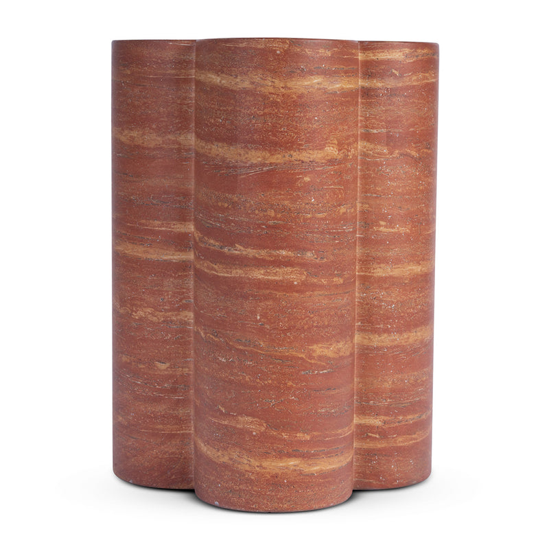 Red Travertine Finish