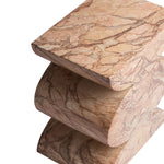 Aztec Side Table (Marble Finish)