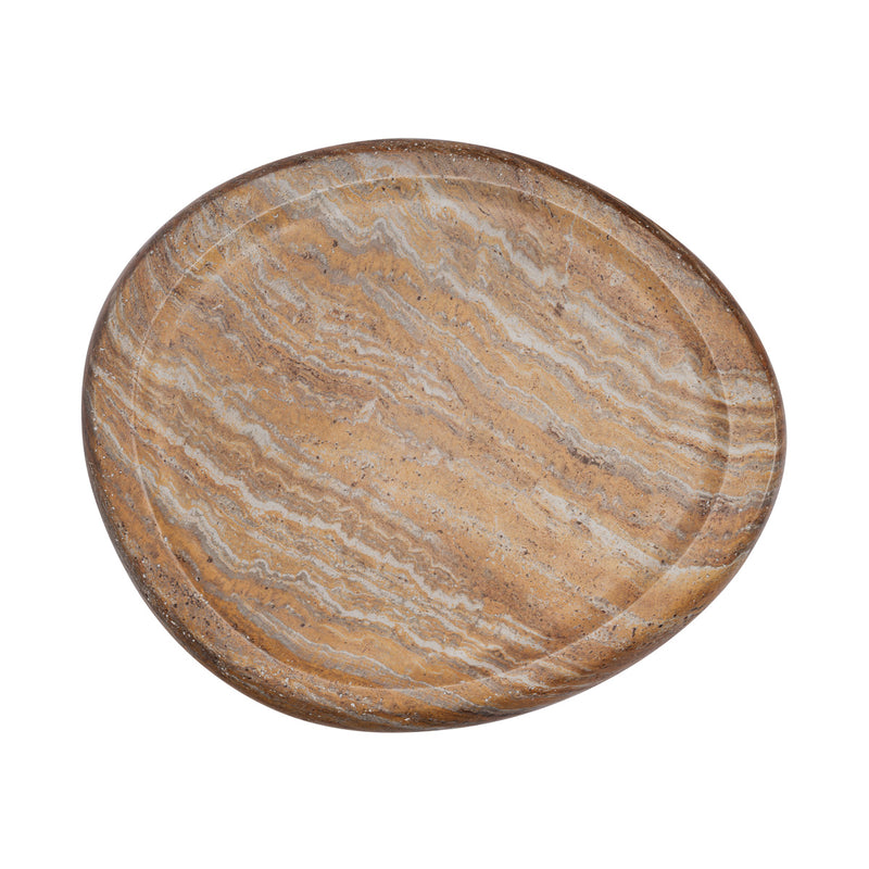 Terracotta Travertine Finish