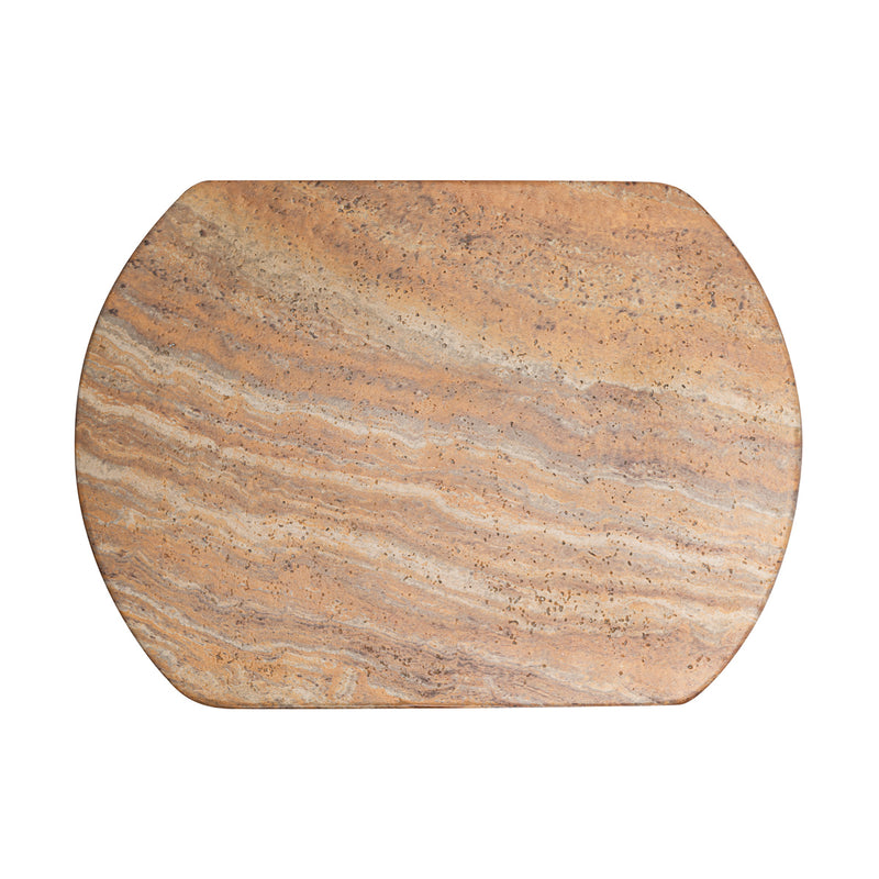Terracotta Travertine Finish