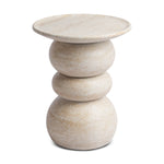 Sorento Side Table (Travertine Finish)