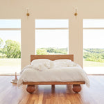 Yoko Queen Bed (Oak Natural)