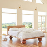 Yoko Queen Bed (Oak Natural)