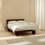 Yoko Queen Bed (Walnut Natural) - Yoko Queen Bed (Walnut Natural)