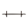 PI Wall Shelf - Dark Brown / 1 Shelf
