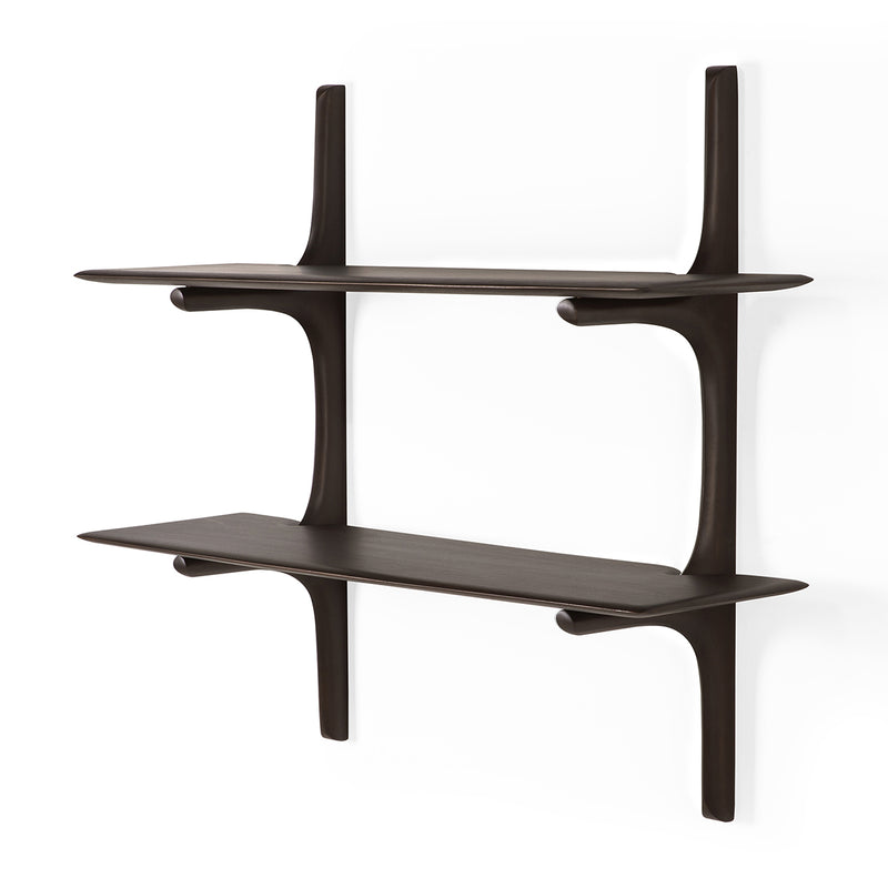 Dark Brown / 2 shelves