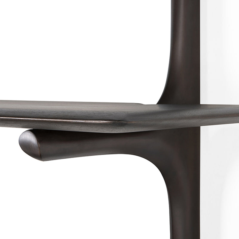 Dark Brown / 2 shelves