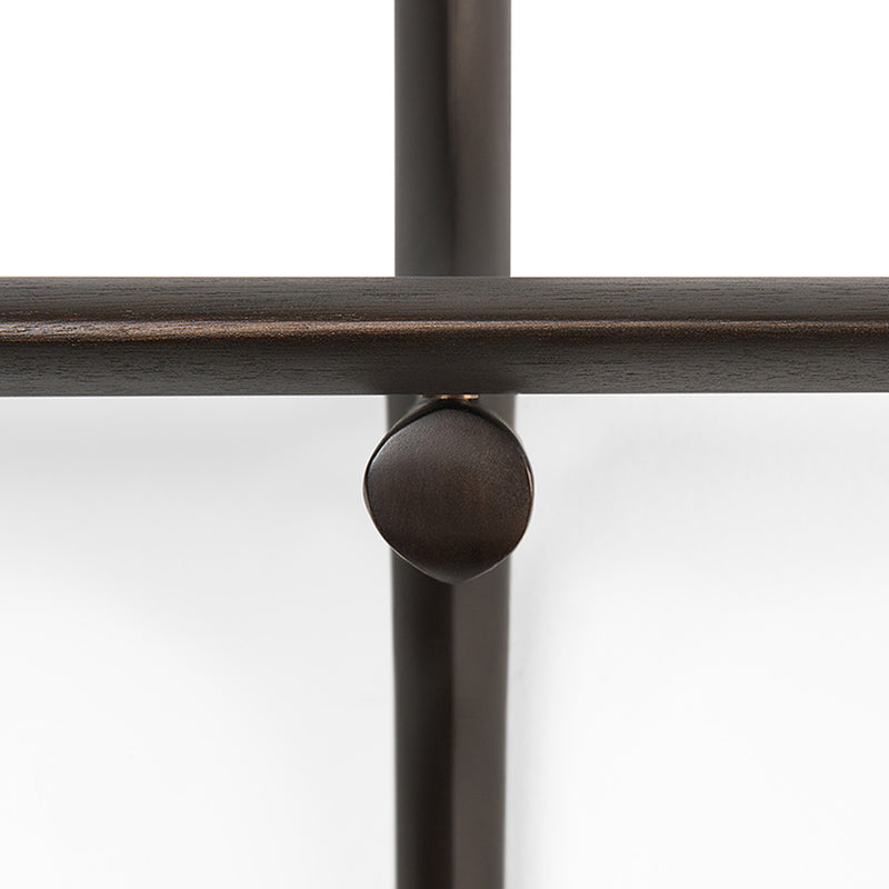 Dark Brown / 2 shelves