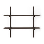 Dark Brown / 2 shelves